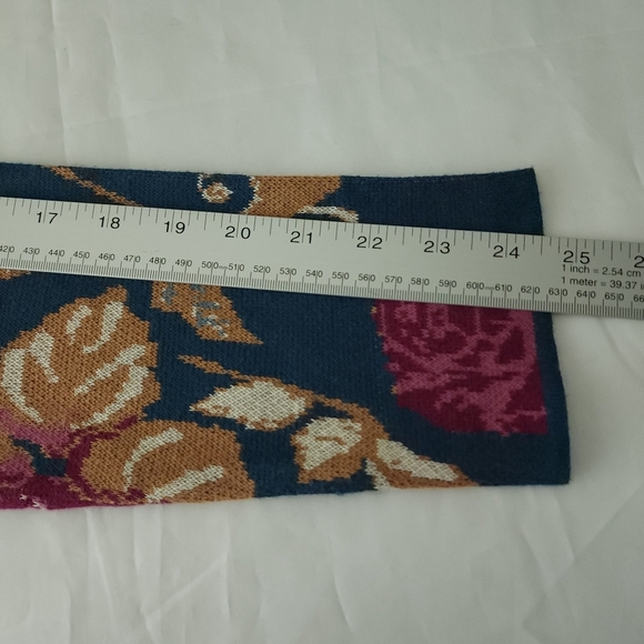 Soft Surroundings Longline Knit Cardigan In Floral Fairy Glen - Picture 10 of 10